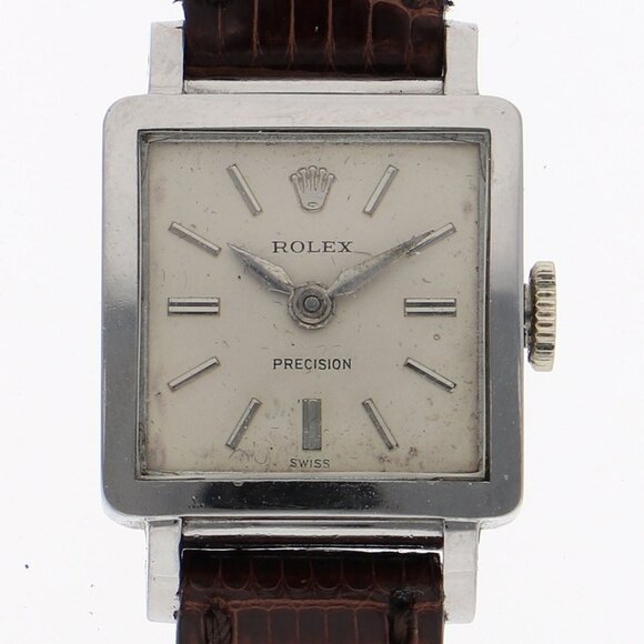 ROLEX Watches 3458 Stainless Steel/leather Hand Winding - Picture 1 of 8